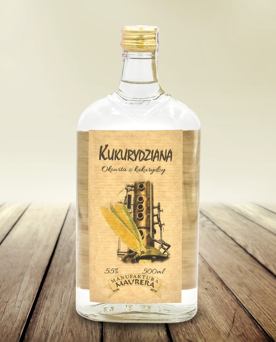 Okowita Kukurydziana 55% 500ml