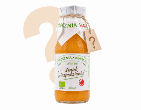 Sok tłoczony bez cukru 300 ml (smak niespodzianka)