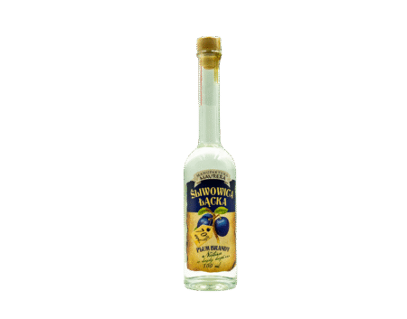 Śliwowica Łącka 70% "O" Destylat - Okowita z Łąckich Śliwek 100 ml