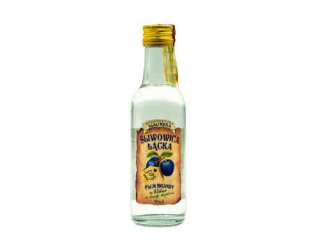Śliwowica Łącka 50% - Okowita z Łąckich Śliwek 50 ml Miniaturka