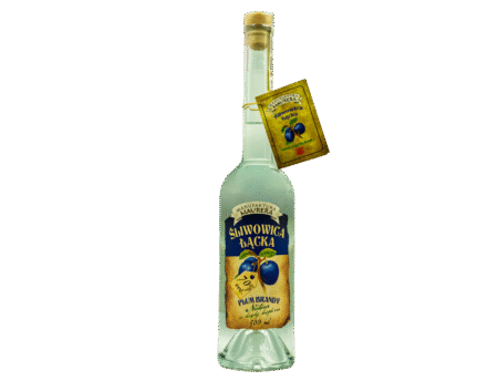 Śliwowica Łącka 70% 500 ml Destylat - Okowita z Łąckich Śliwek