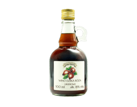 Wino dzika róża likierowe 500ml