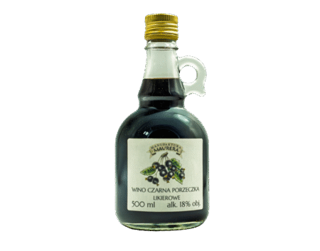 Wino czarna porzeczka likierowe 500ml