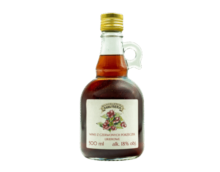 Wino czerwona porzeczka likierowe 500ml
