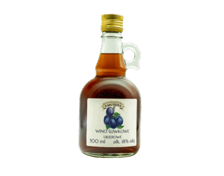 Wino śliwkowe likierowe 500 ml