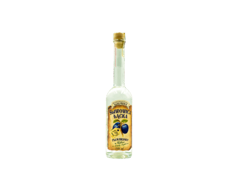 Śliwowica Łącka 50% 100 ml "O" Destylat - Okowita z Łąckich Śliwek