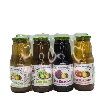 Mix soków kiszonych z jabłkiem i przyprawami (8x300ml)