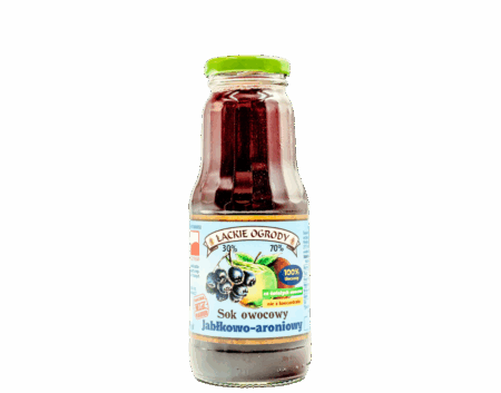 Sok owocowy jabłkowo-aroniowy Łąckie Ogrody 300 ml