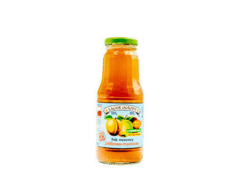 Sok owocowy jabłkowo-morelowy Łąckie Ogrody 300 ml