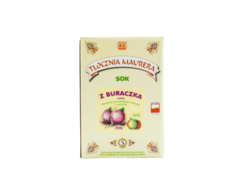 Sok buraczkowy z jabłkiem karton 5L