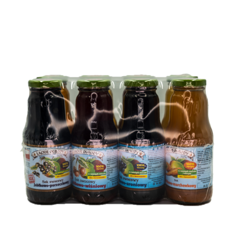 Mix soków Łąckie Ogrody 8 x 300 ml