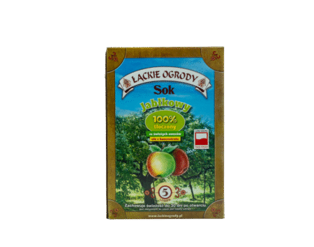 Sok jabłkowy Łąckie Ogrody karton 5L