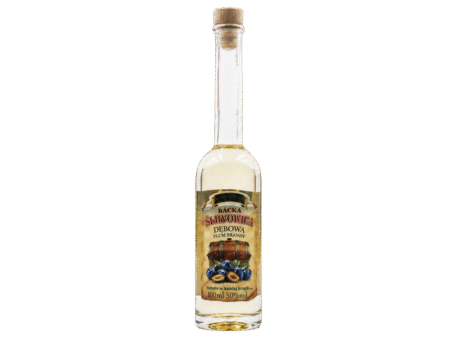 Śliwowica Łącka DĘBOWA 50% 100 ml Destylat - Okowita z Łąckich Śliwek