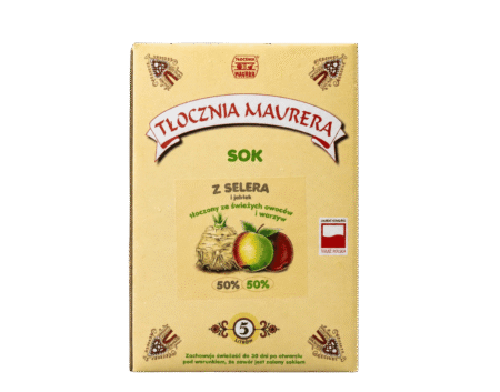 Sok selerowy z jabłkiem karton 5L